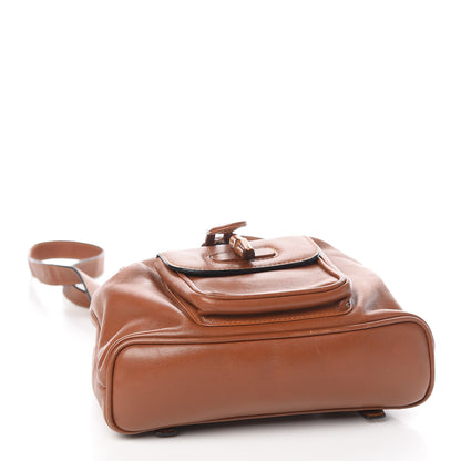 Gucci Calfskin Bamboo Mini Backpack Brown 4 of 12