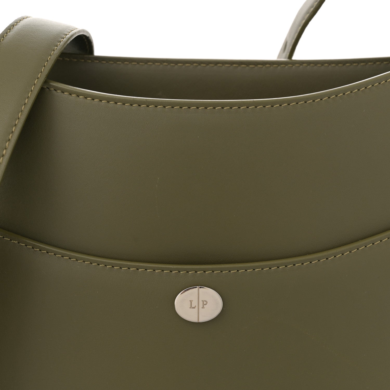 Loro Piana Grained Calfskin Fleur Crossbody Green 7 of 12