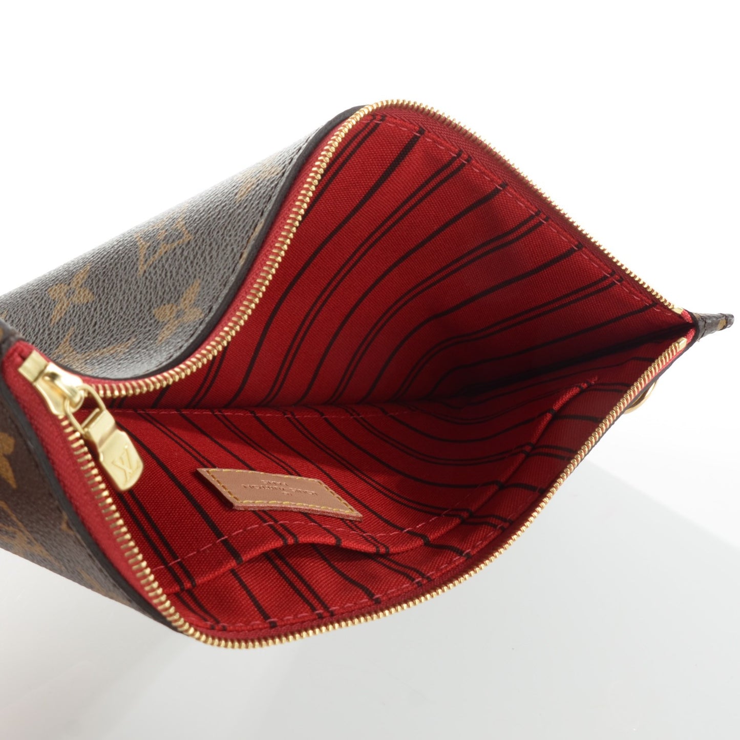 Monogram Neverfull MM GM Pochette Cherry