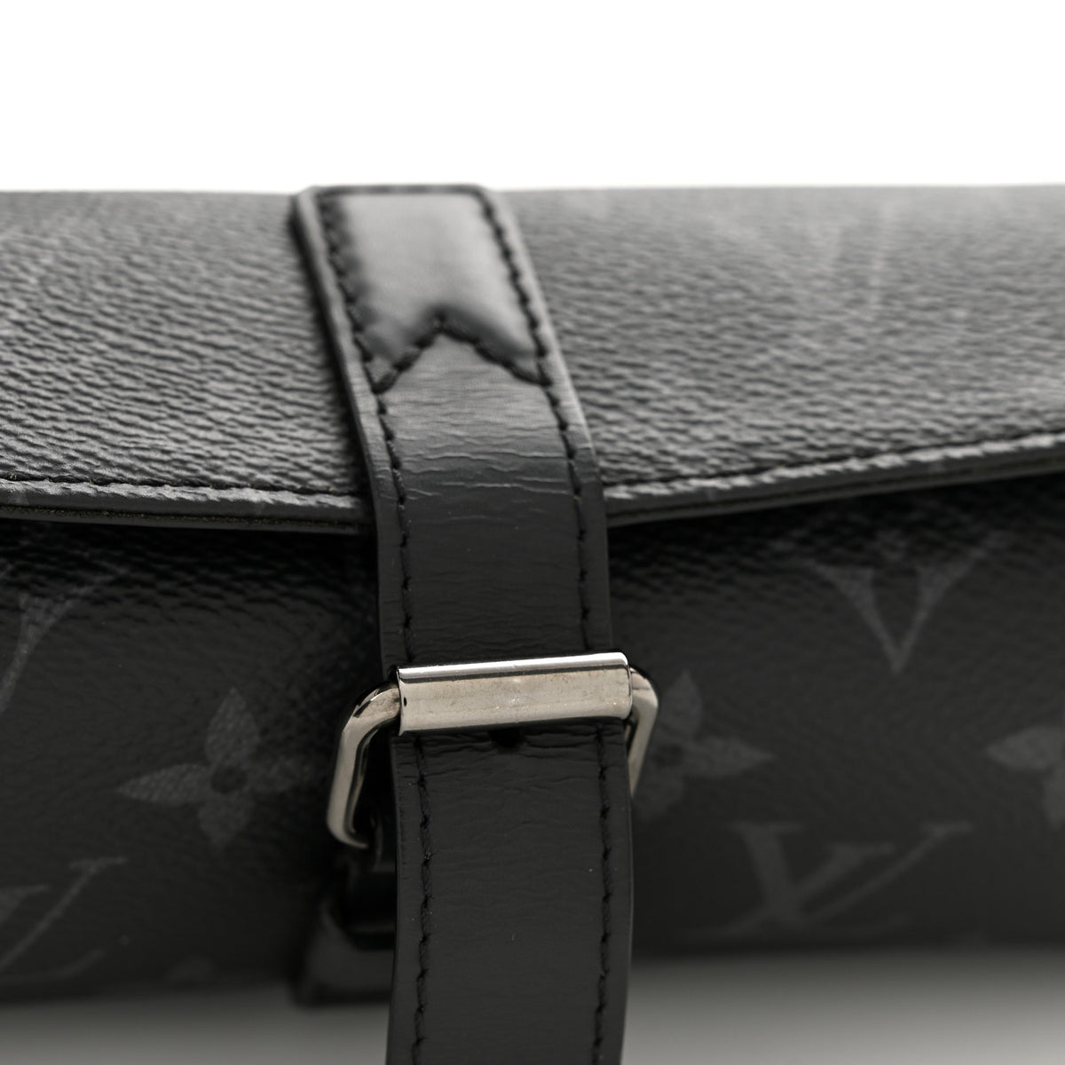 Louis Vuitton Monogram Eclipse 3 Watch Travel Case 9 of 9