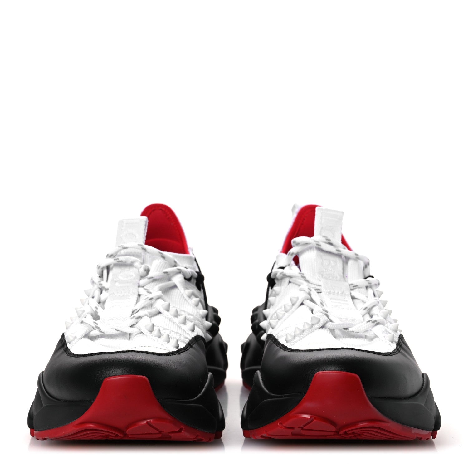 Christian Louboutin Calfskin Neoprene Mens Trailnrun Sneakers 43.5