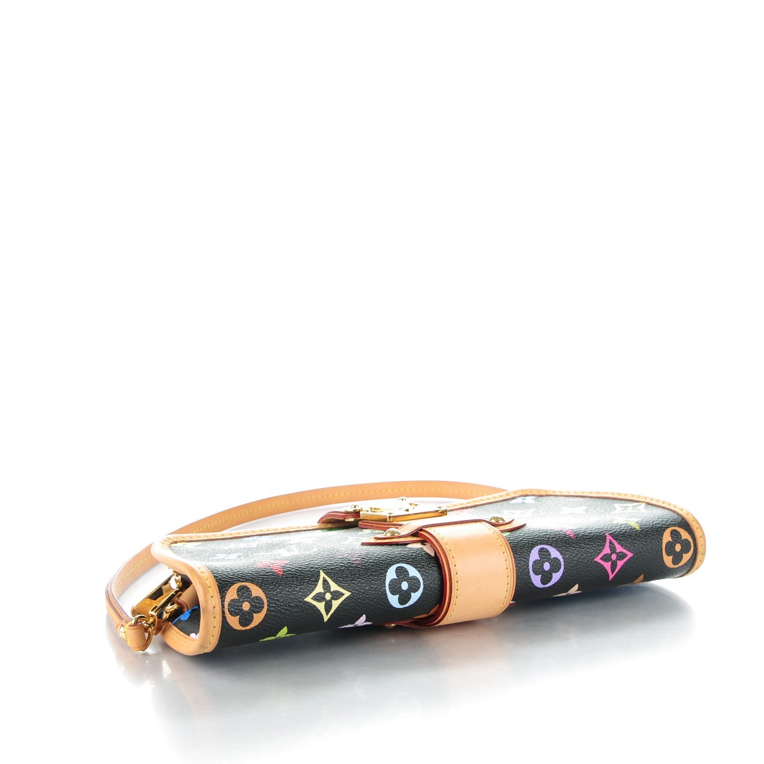 Louis Vuitton Monogram Multicolor Shirley Black 4 of 6