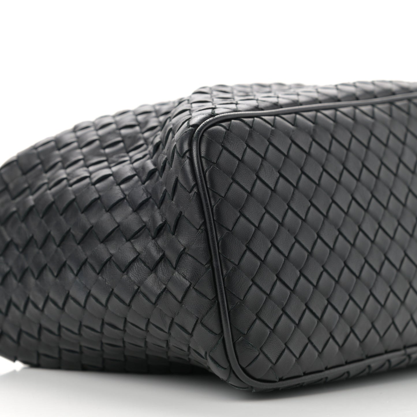 Nappa Intrecciato Small Shoulder Bag Black