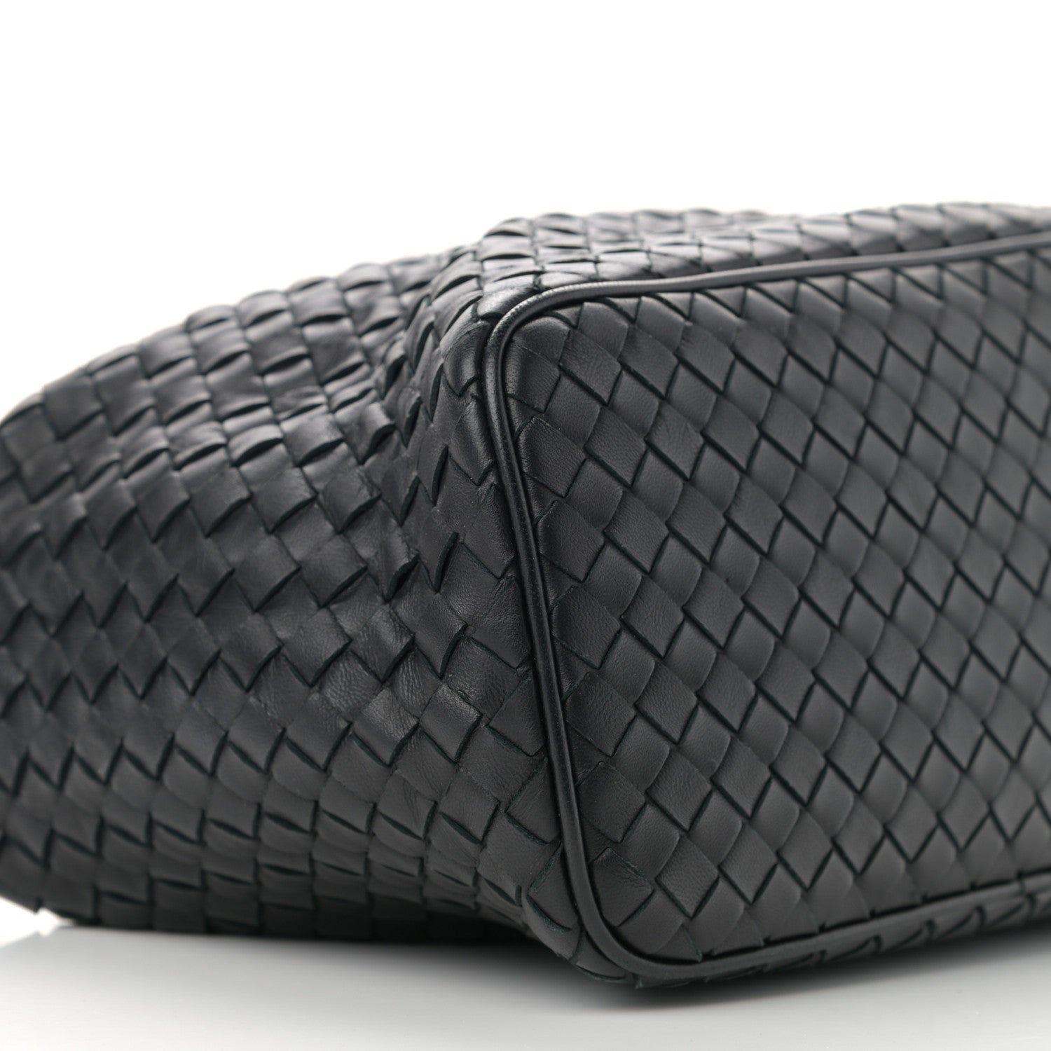 Bottega Veneta Nappa Intrecciato Small Shoulder Bag Black 9 of 10