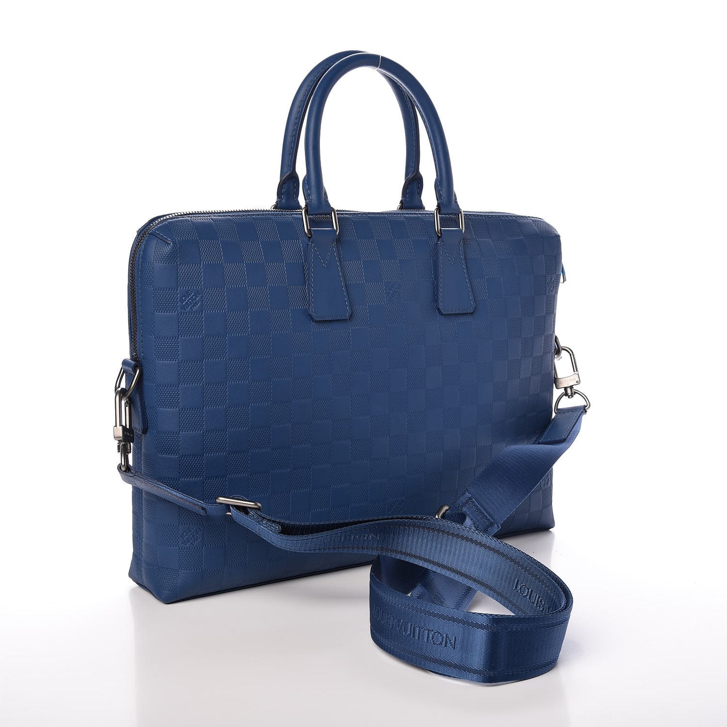 Damier Infini Porte-Documents Jour Neptune