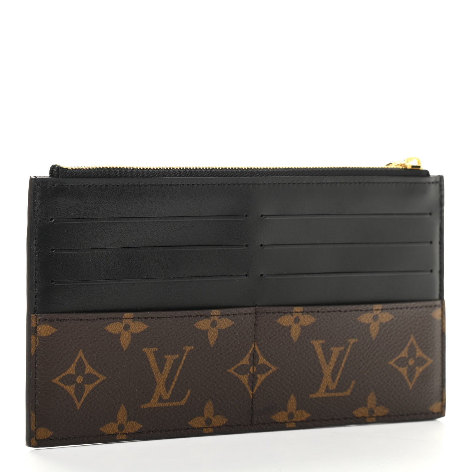 Louis Vuitton Monogram Slim Purse Black 3 of 7
