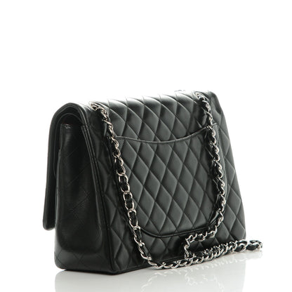 Chanel Lambskin Quilted Maxi Double Flap Black 3 of 8