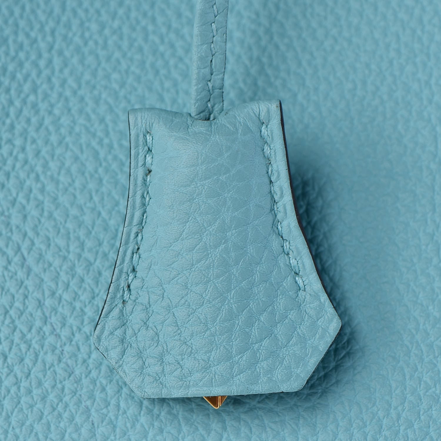 Hermes Togo Kelly Retourne 32 Bleu Atoll 12 of 33