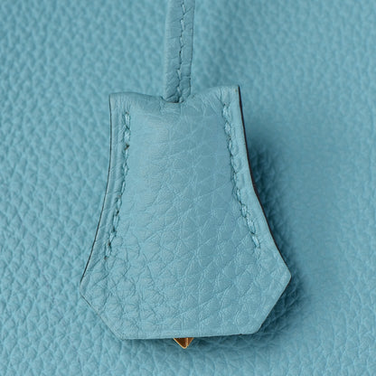 Hermes Togo Kelly Retourne 32 Bleu Atoll 12 of 33