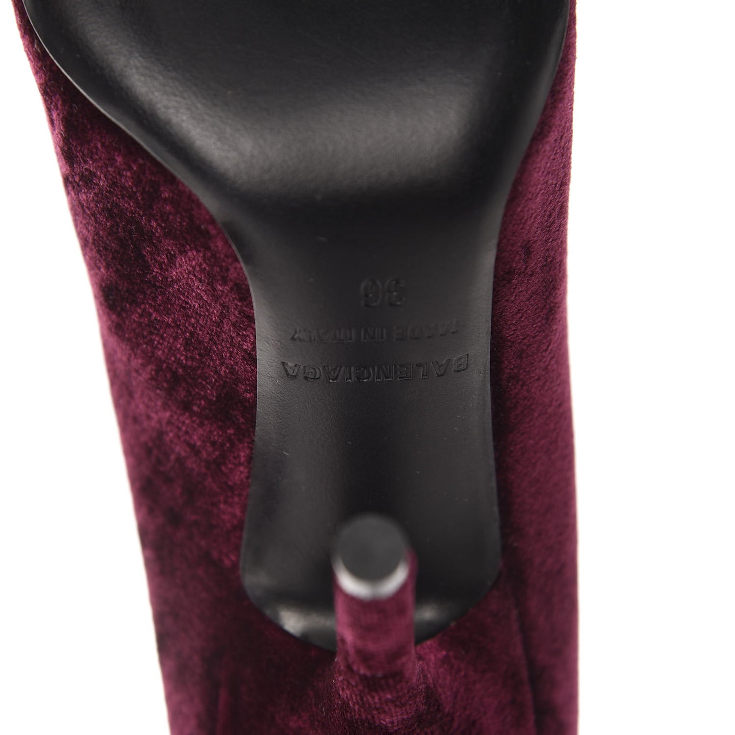 Velvet Extreme Pointed Toe Knife Booties 36 Rouge Prune