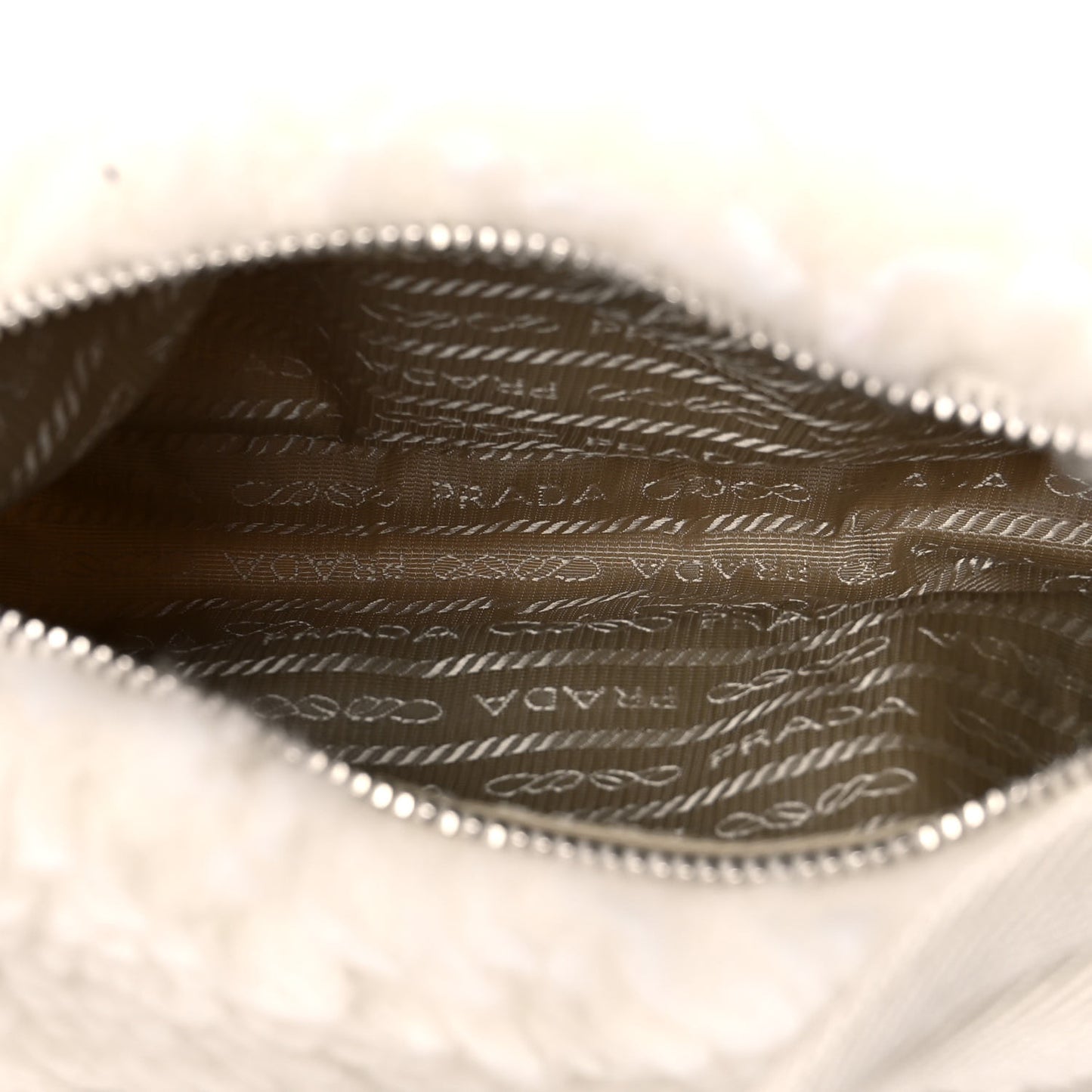 Cashmere Mini Re-Edition 2000 Bag Naturale