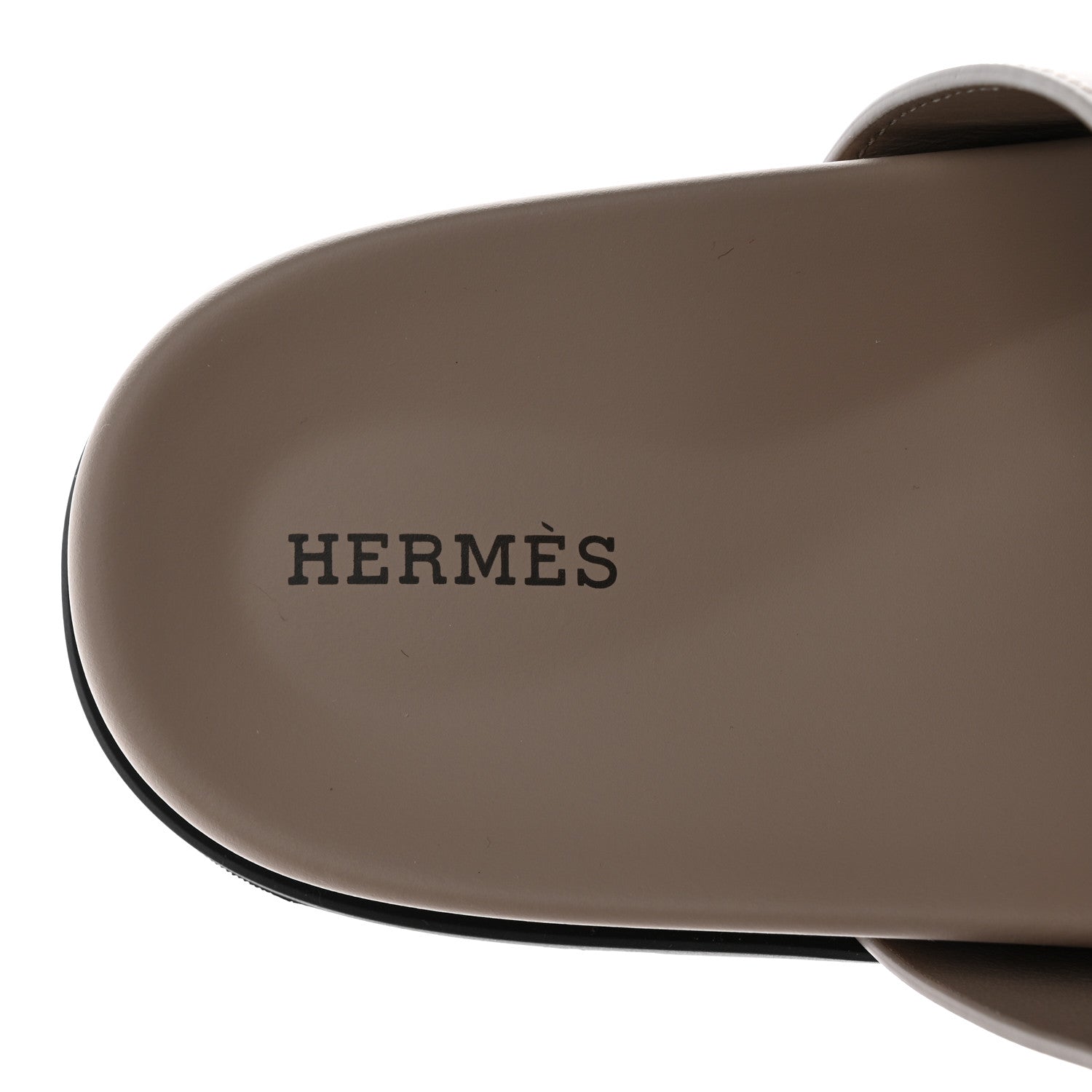 Hermes Calfskin Womens Chypre Sandals 40 Beige Mastic 7 of 13