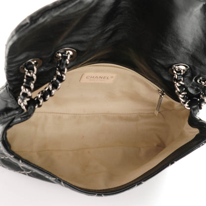 Chanel Glazed Goatskin Double Stitch Flap Black 5 of 7