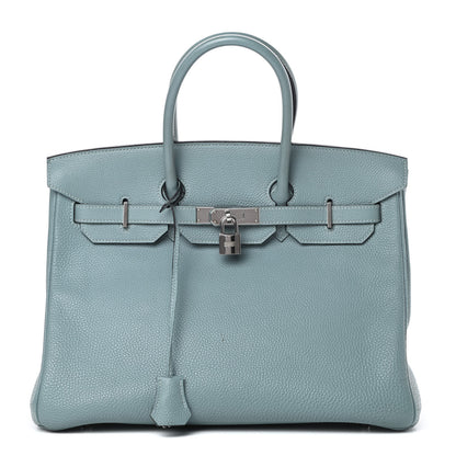 Hermes Togo Birkin 35 Blue Jean 1 of 15
