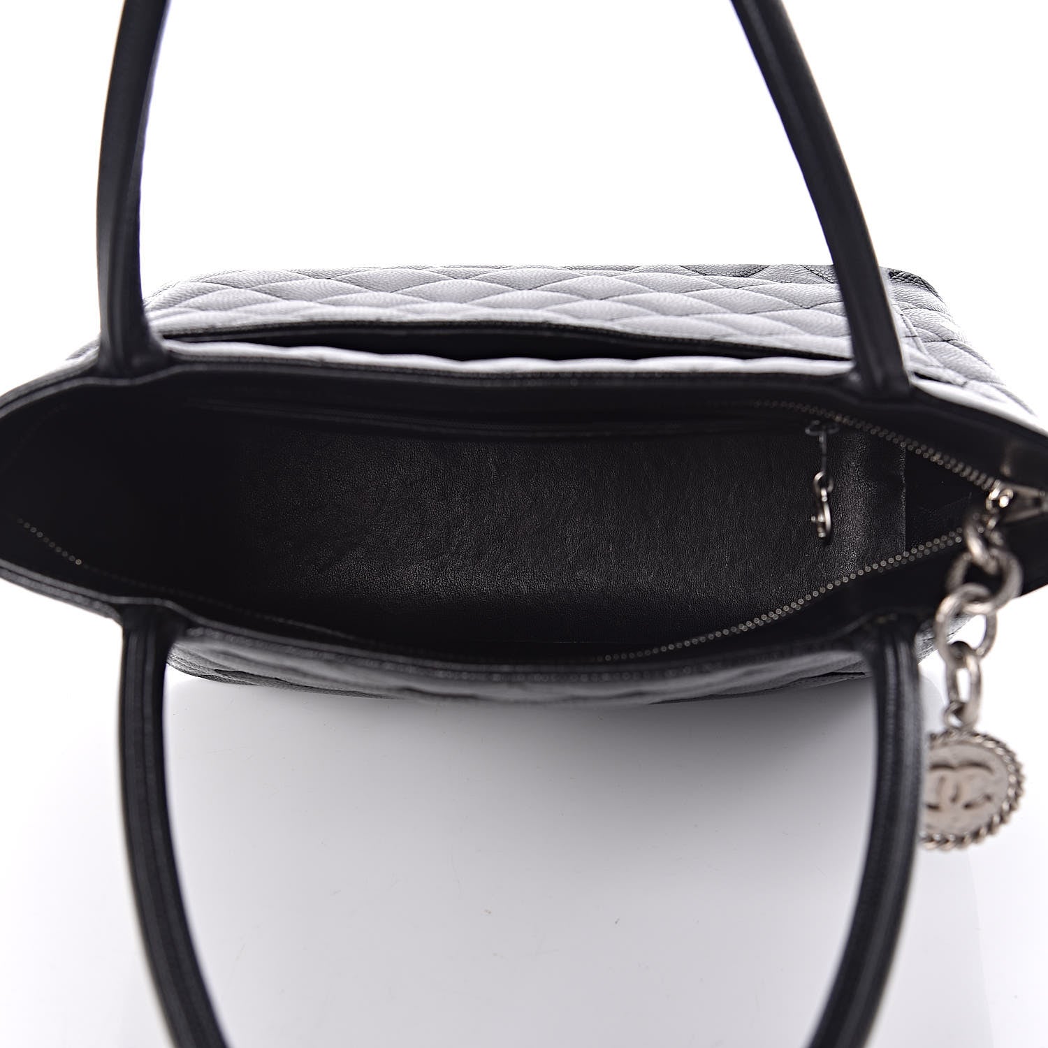 Chanel Caviar Quilted Medallion Tote Black 5 of 11