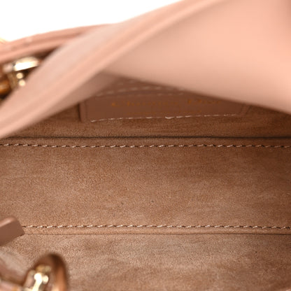 Christian Dior Lambskin Cannage Micro Lady Dior Rose Des Vents 5 of 10