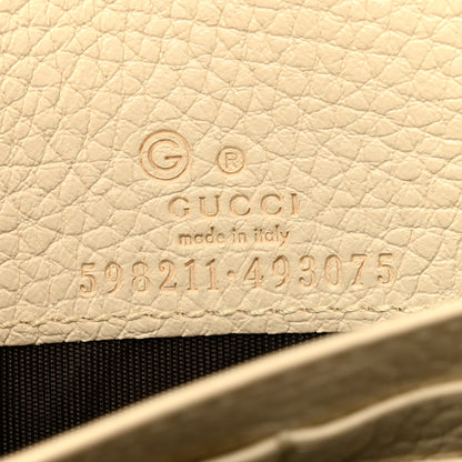 Gucci Pebbled Calfskin Soho Wallet on Chain Ivoire 6 of 12