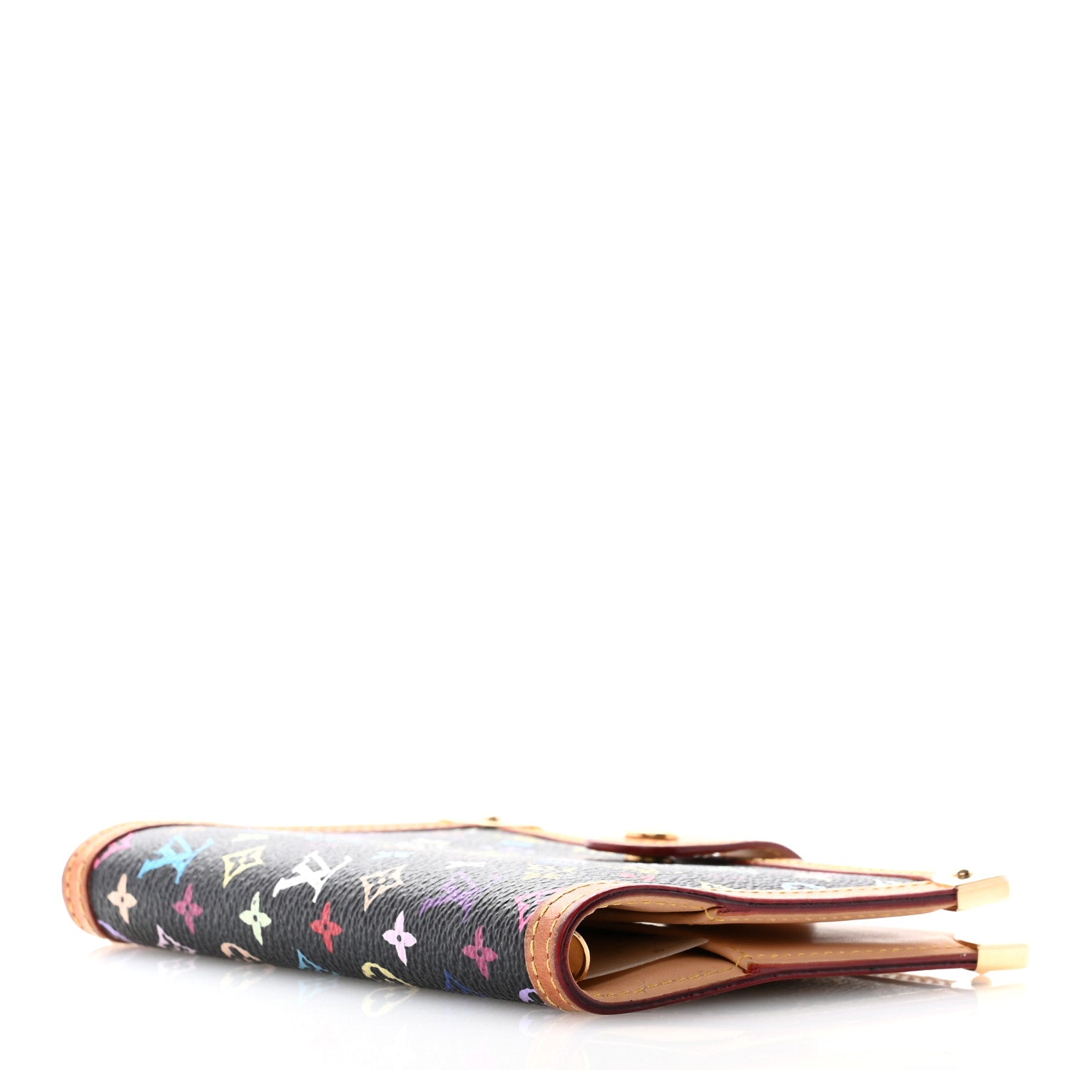 Louis Vuitton Monogram Multicolor Small Ring Agenda Cover Black 4 of 14