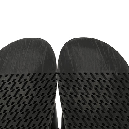 Hermes Calfskin Womens Chypre Sandals 38.5 Black 10 of 12