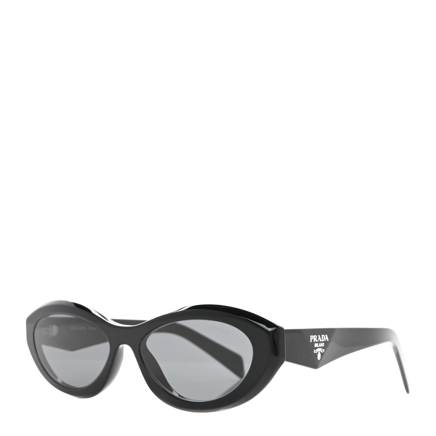 Acetate Oval Sunglasses SPR 26Z Black