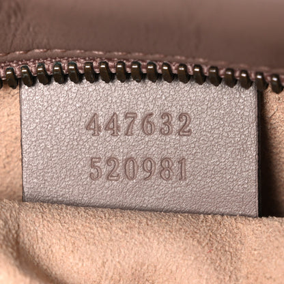 Gucci Calfskin Matelasse Small GG Marmont Chain Shoulder Bag Porcelain Rose 7 of 10
