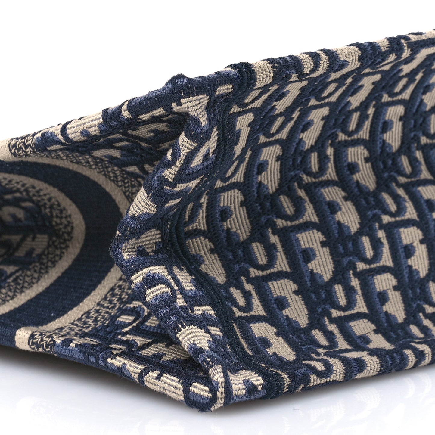 Oblique Small Book Tote Blue Multicolor
