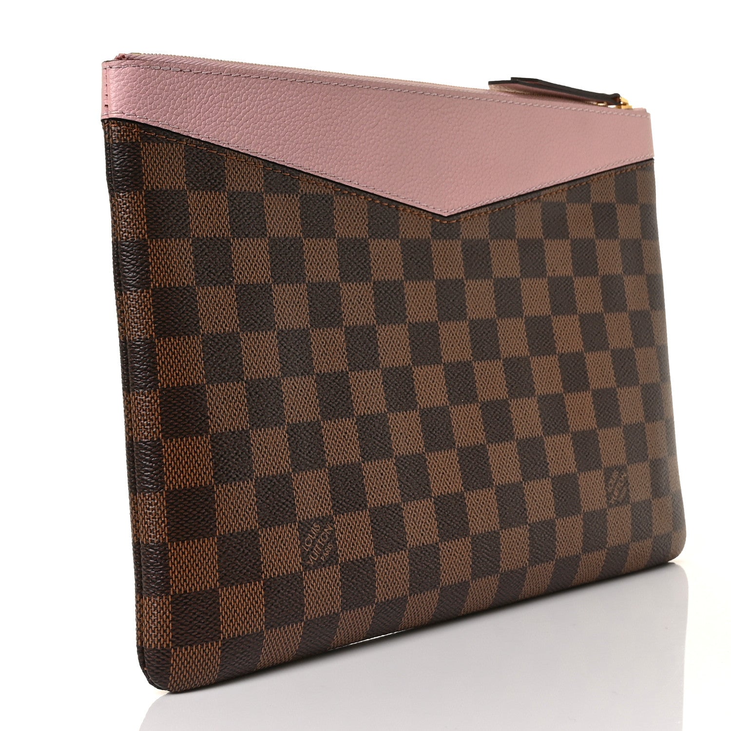 Louis Vuitton Damier Ebene Daily Pouch Rose Poudre 3 of 8