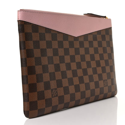 Louis Vuitton Damier Ebene Daily Pouch Rose Poudre 3 of 8