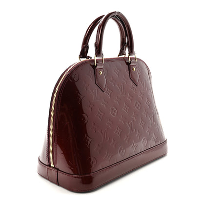 Louis Vuitton Vernis Alma PM Rouge Fauviste 3 of 9