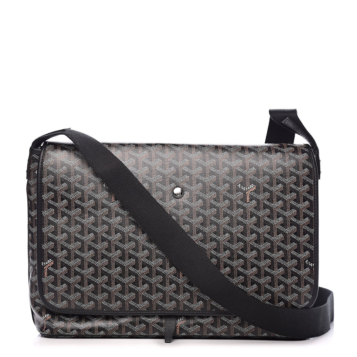 Goyardine Capetien Messenger Bag Black