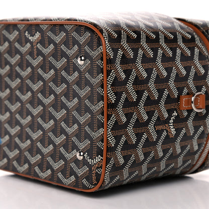 Goyard Goyardine Muse Vanity Case Black Gold 8 of 8