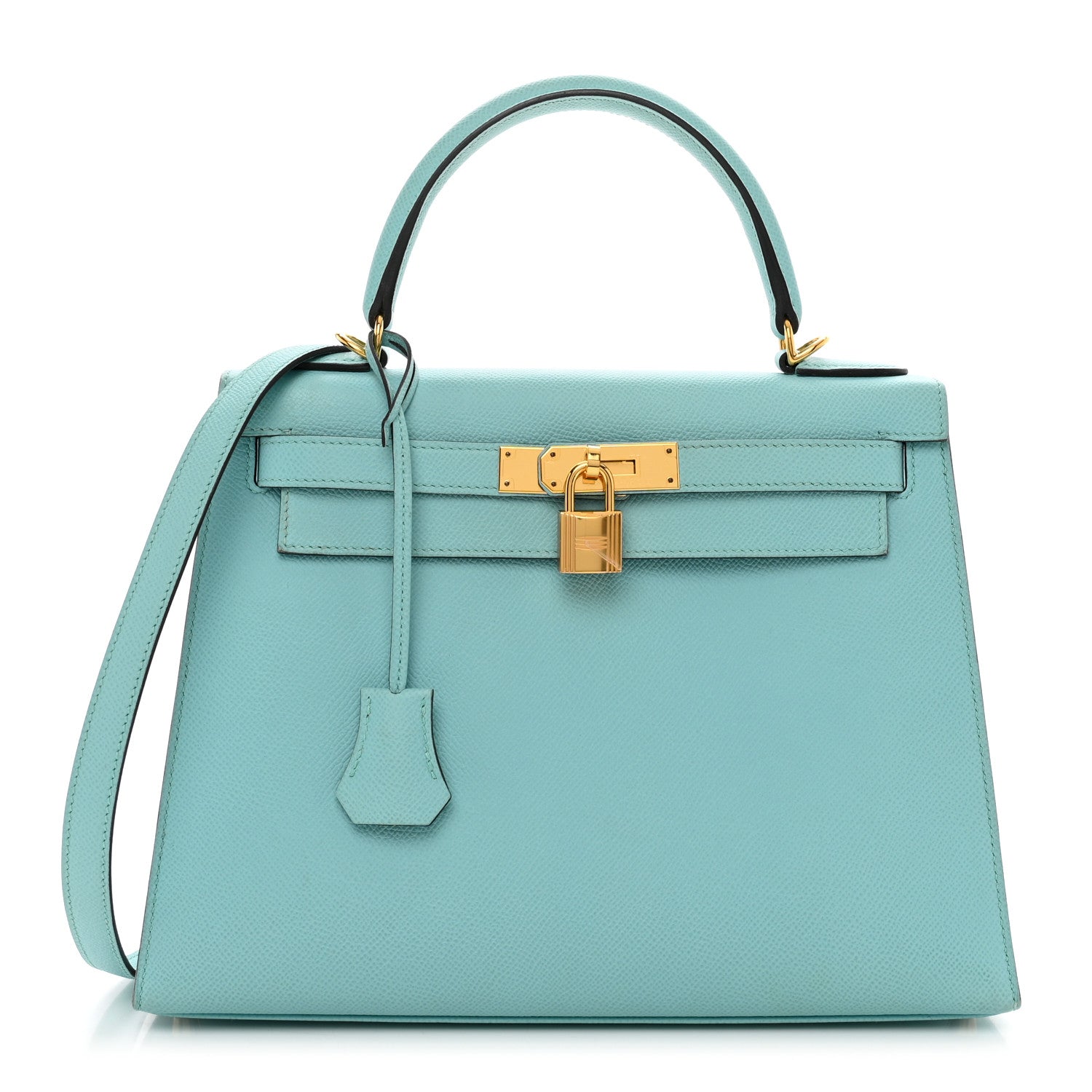 Hermes Epsom Kelly Sellier 28 Bleu Atoll 1 of 10