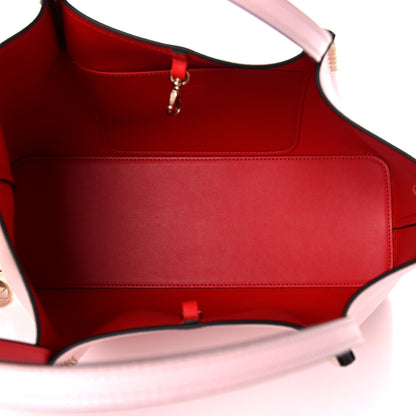Christian Louboutin Calfskin Spiked Small Cabarock Shopper Tote Poupee 12 of 21