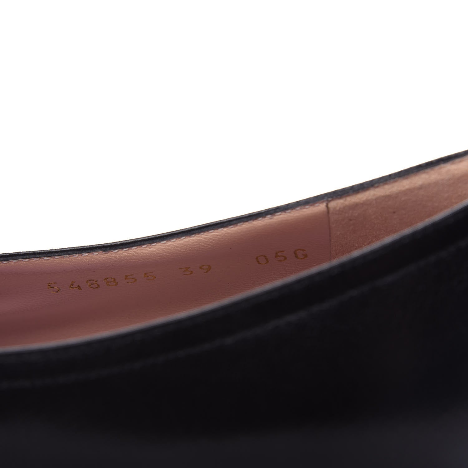 Gucci Malaga Kid Bow Berith Low Heel Pumps 39 Black 10 of 12