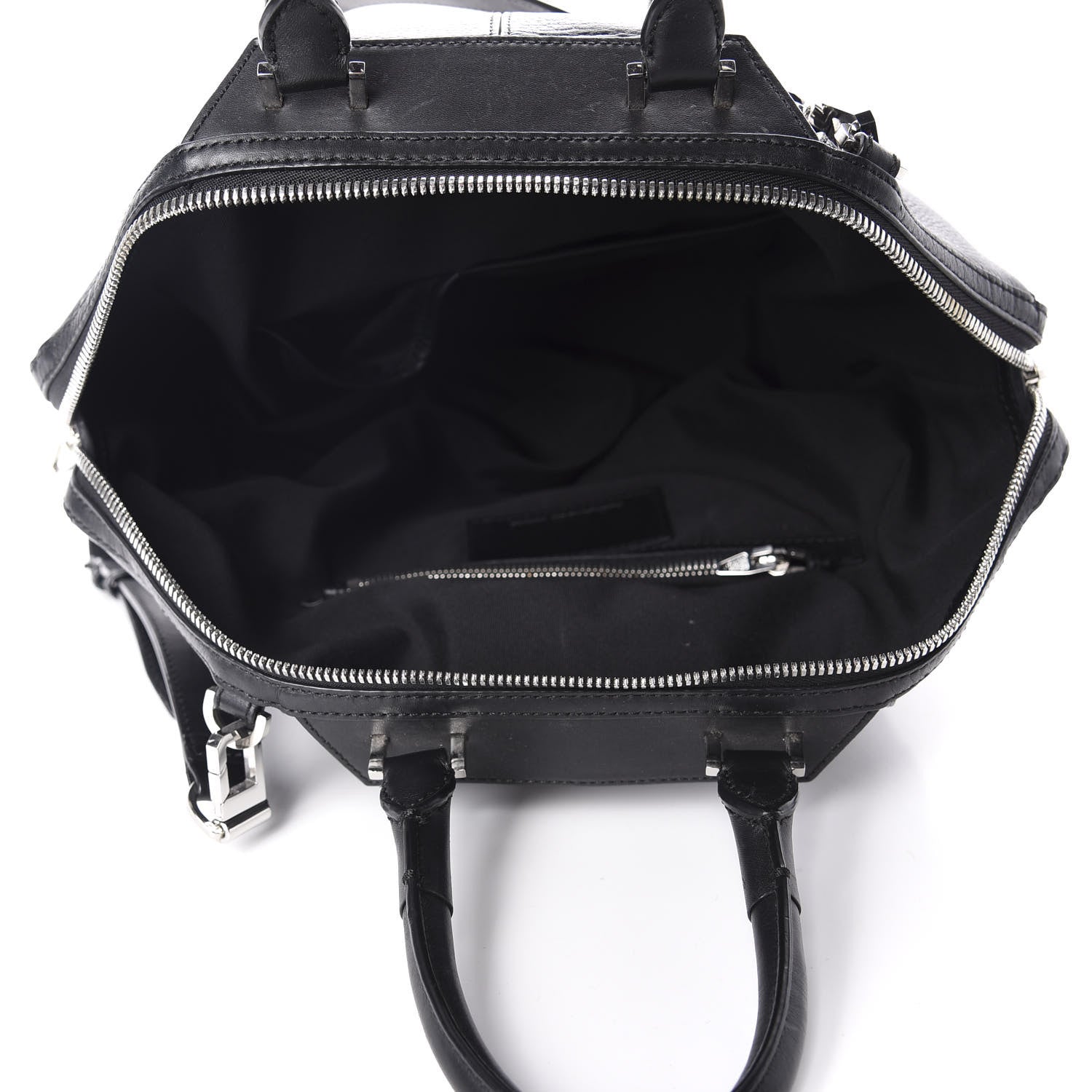 Alexander Wang Pebbled Calfskin Small Emile Black Silver Hardware 6 of 13