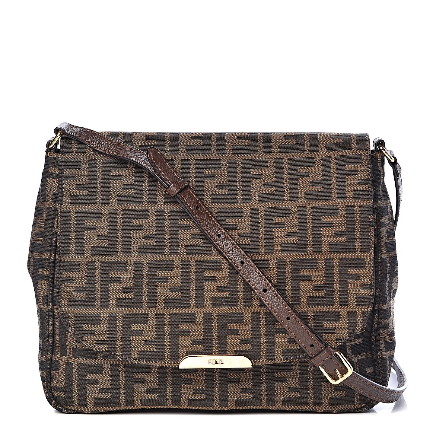 Zucca Vitello Artic Messenger Bag Tobacco Castagna