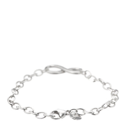 Tiffany Sterling Silver Infinity Chain Bracelet 3 of 5