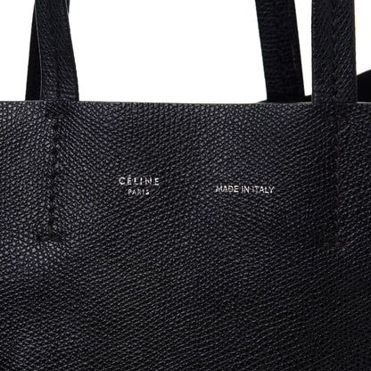 Celine Grained Calfskin Small Vertical Cabas Black 8 of 11