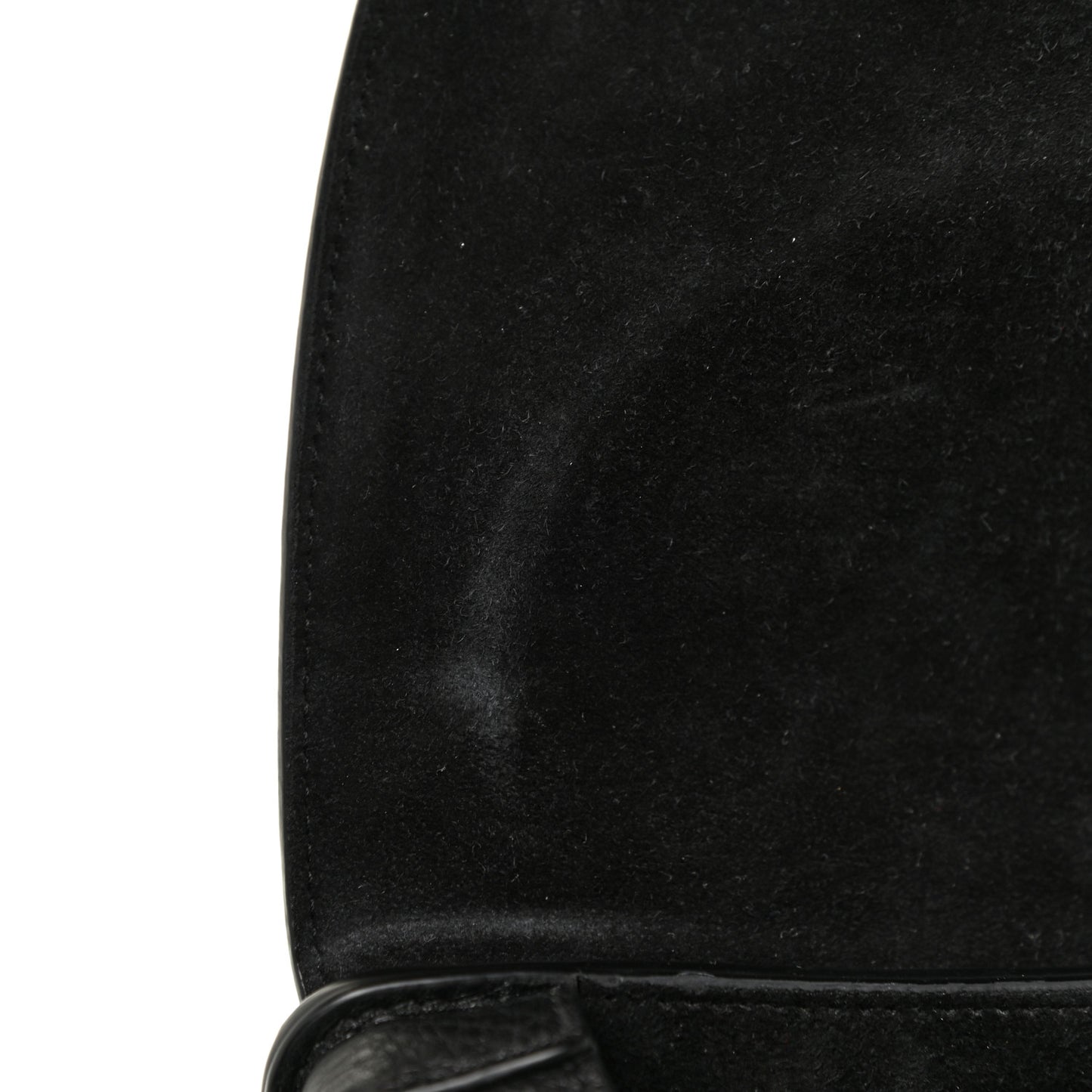 Grained Calfskin Medium Bobby Flap Black