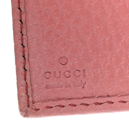 Gucci Calfskin Bamboo French Wallet Pink 7 of 8