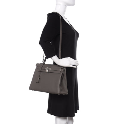 Hermes Togo Kelly Retourne 32 Etain 2 of 13