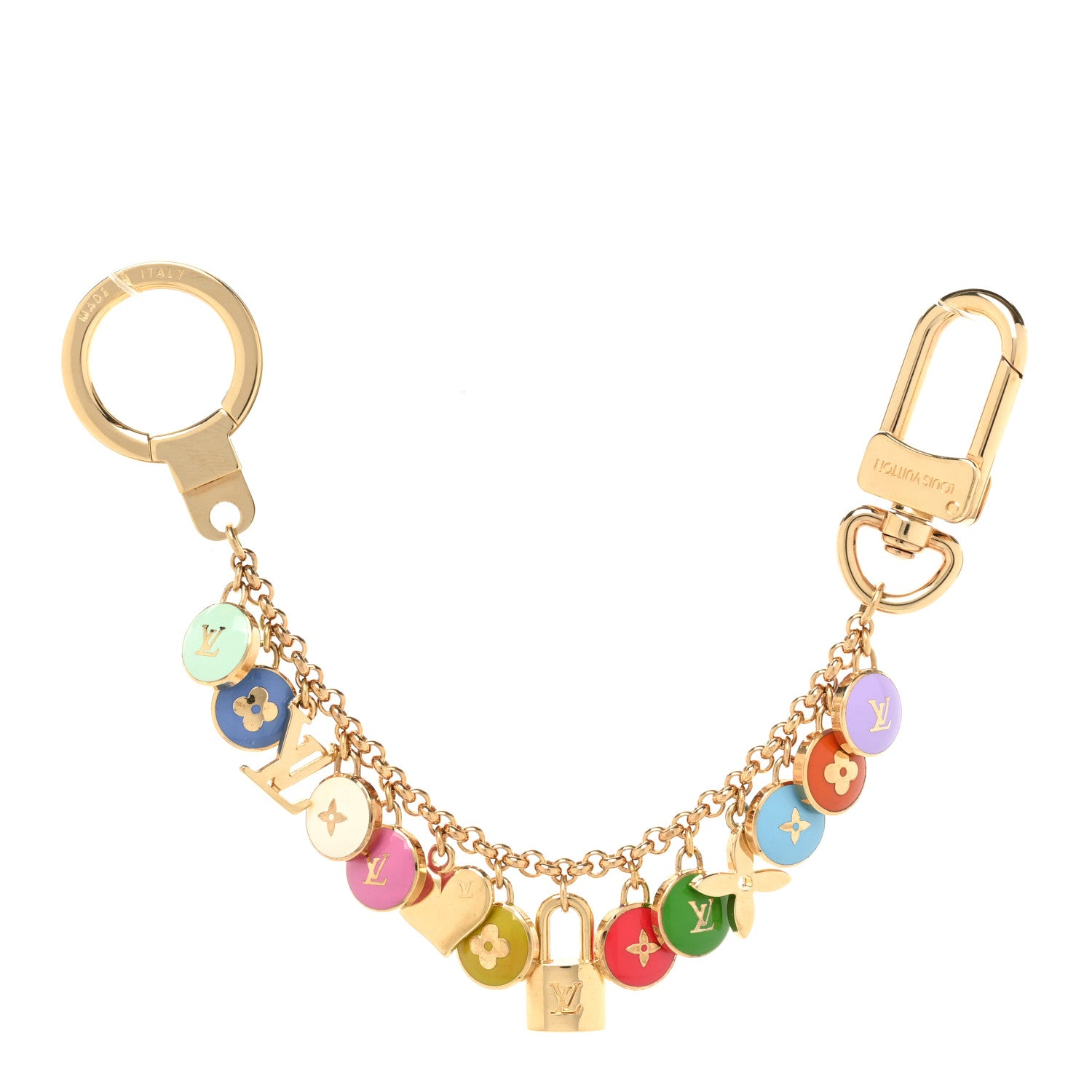 Louis Vuitton Pastilles Key Chain Bag Charm Multicolor 1 of 3