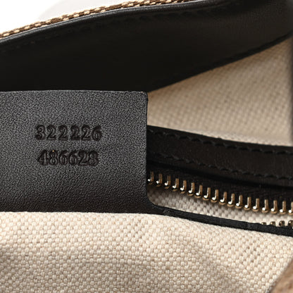 Gucci Monogram Margaux Calfskin Medium Emily Hobo Beige Ebony Cocoa 7 of 13