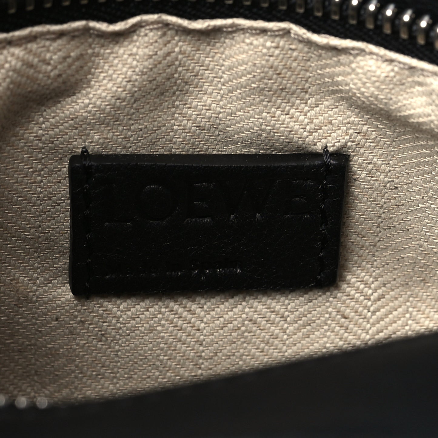Calfskin Small Puzzle Bag Black