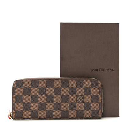 Louis Vuitton Damier Ebene Clemence Wallet Cherry 7 of 7