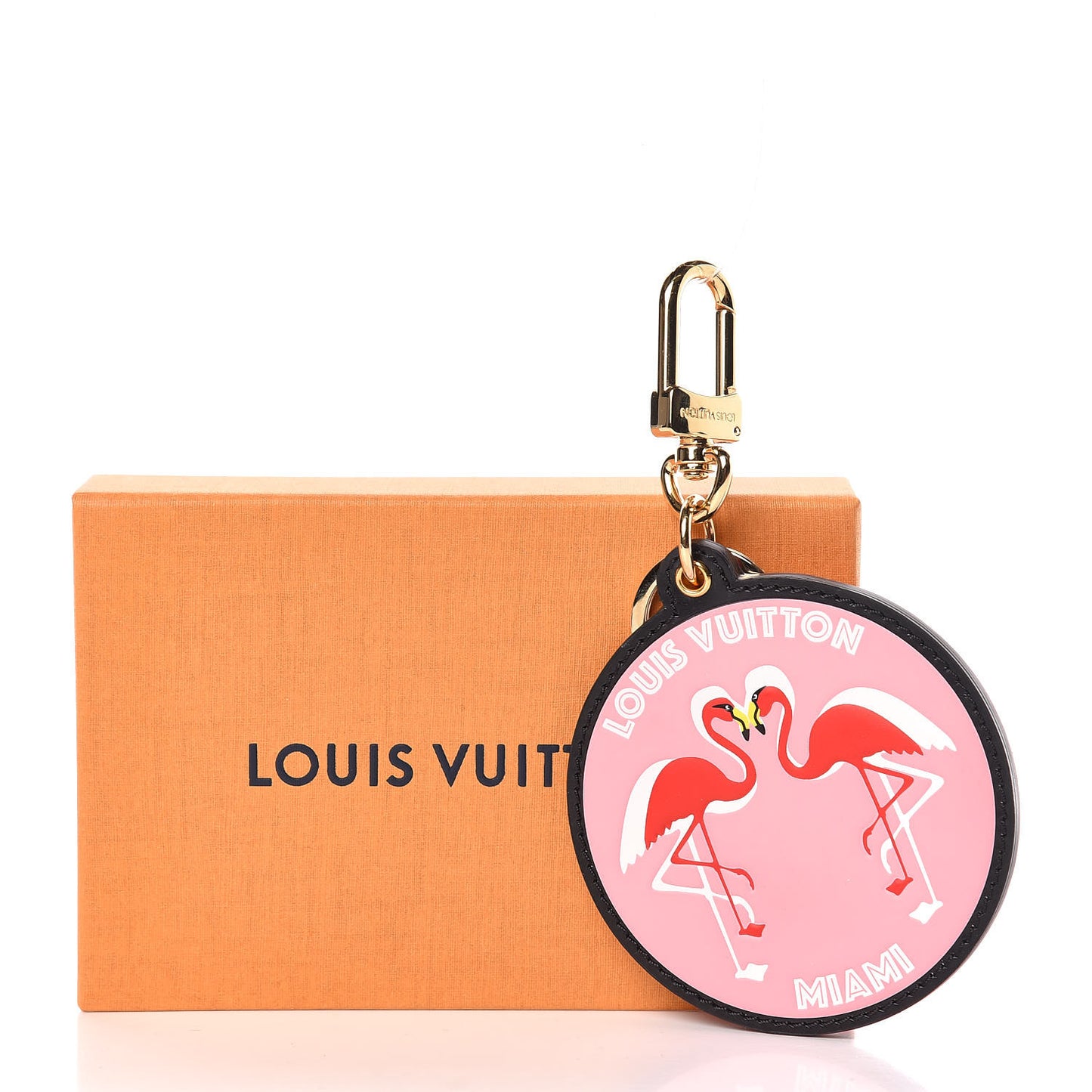 World Tour Flamingo Bag Charm Key Holder