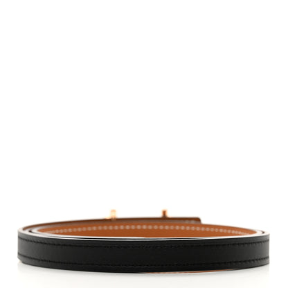 Hermes Swift Epsom 13mm Gamma Belt 75 30 Black Gold 2 of 5