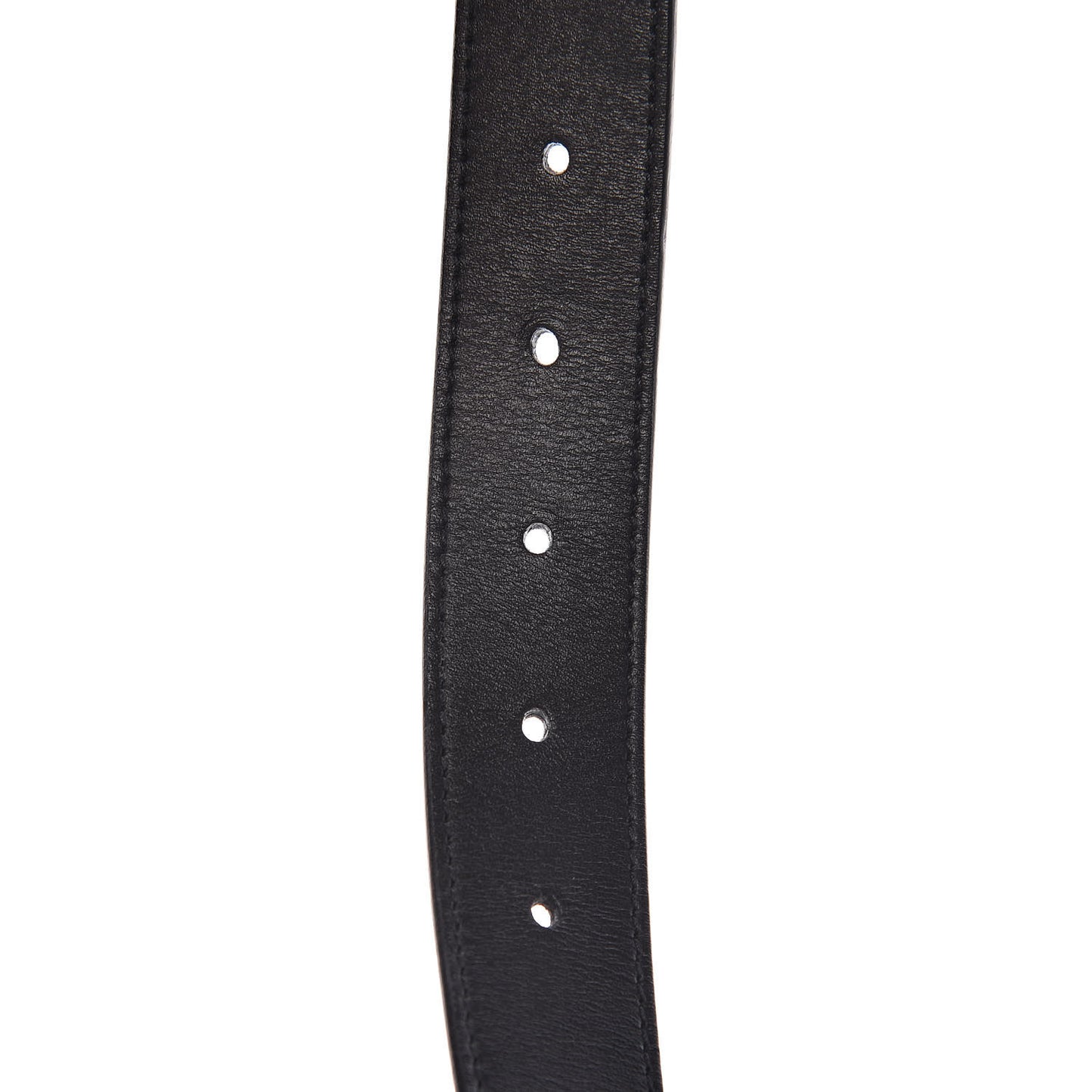 Moon Calfskin Double G 30mm Belt 120 48 Black