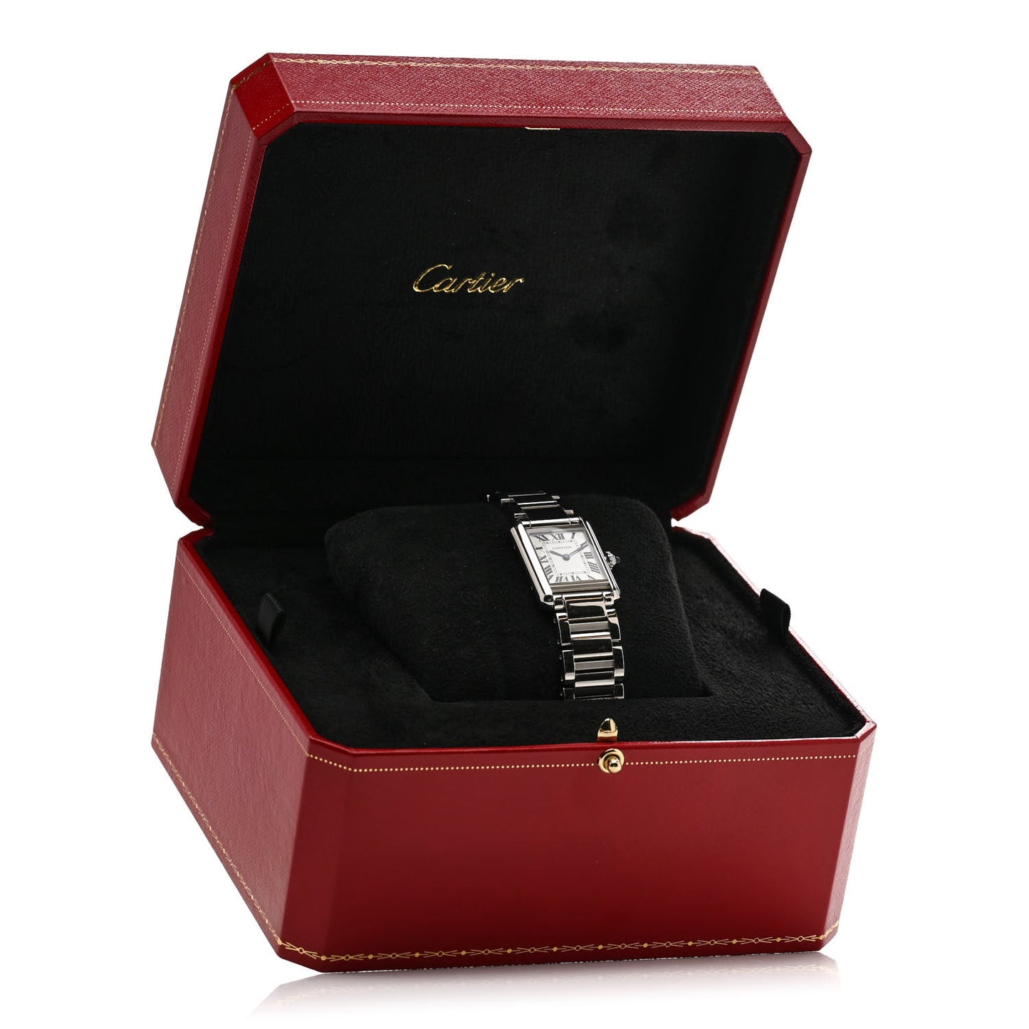 Stainless Steel 22mm Tank Must Quartz Watch