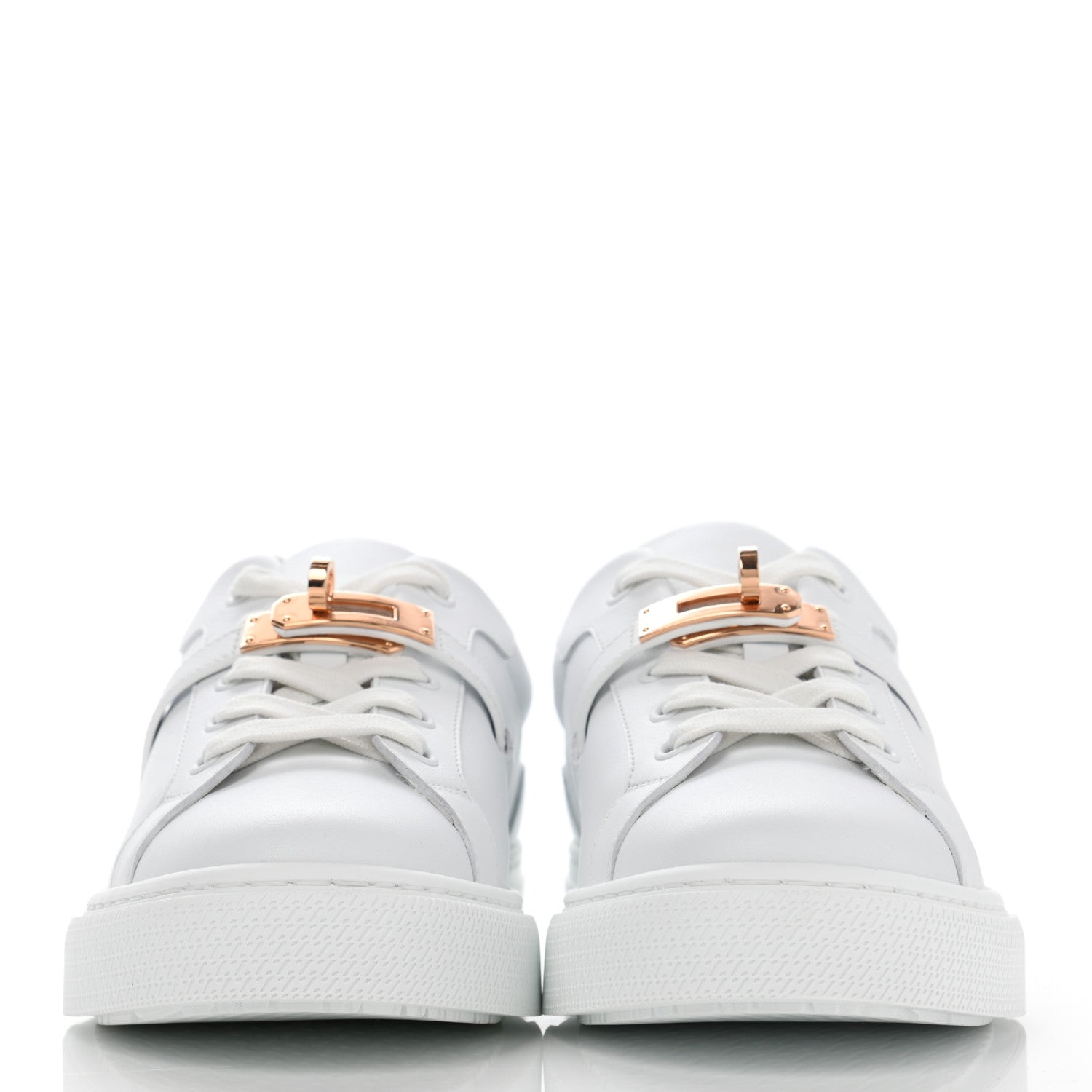 Hermes Calfskin Day Sneakers 37.5 White 2 of 9